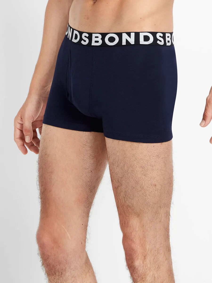 4-pack Bonds Everyday Trunks - Men's Navy Underwear Jocks