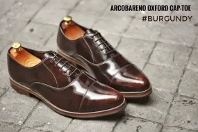 502-1 Oxford Burgundy with Wooden Soles