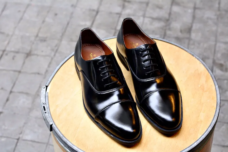 502-1 Oxford Piano Black with Black Soles