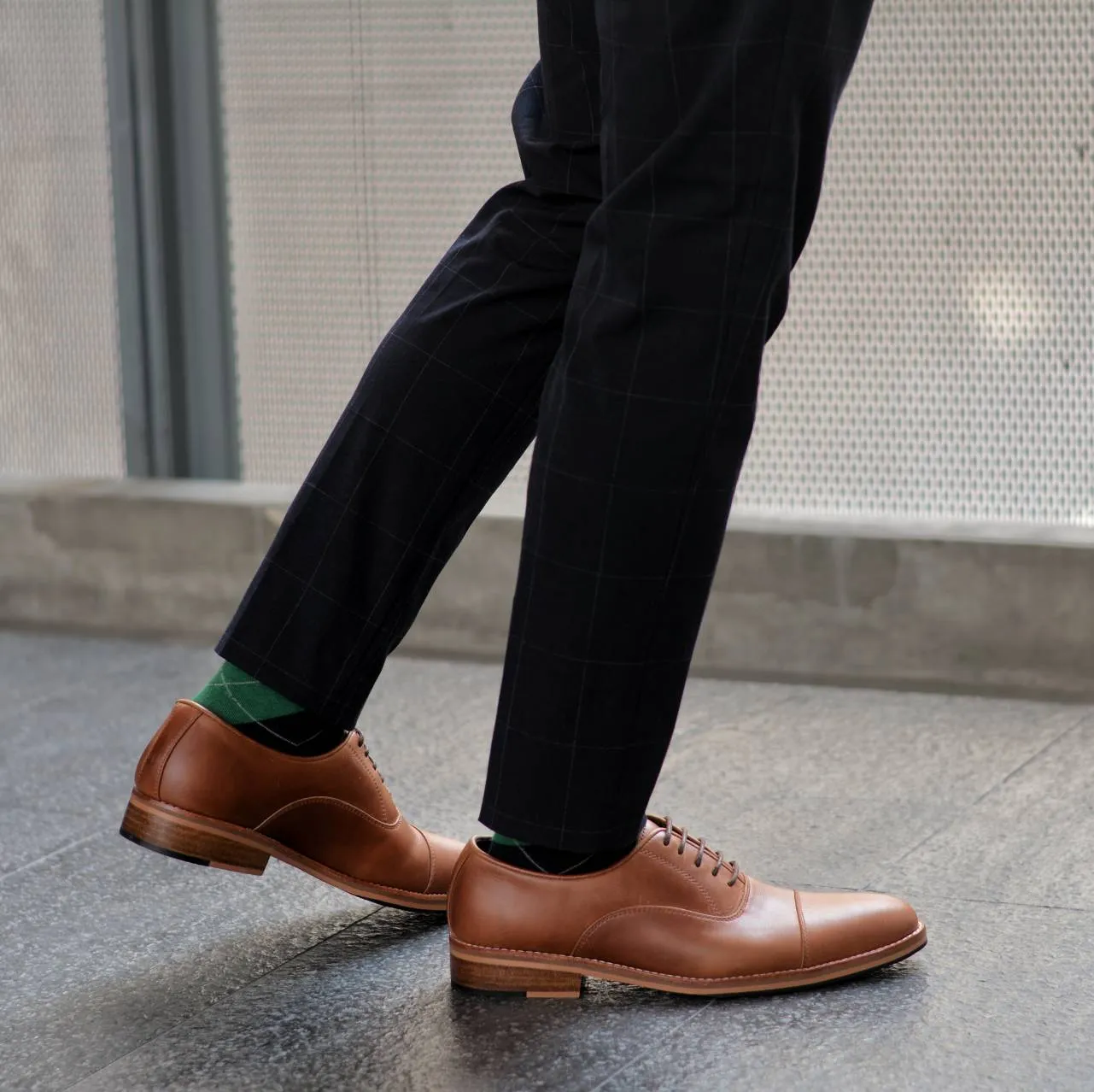 502-1 Oxford Shoes with Visky Wooden Soles