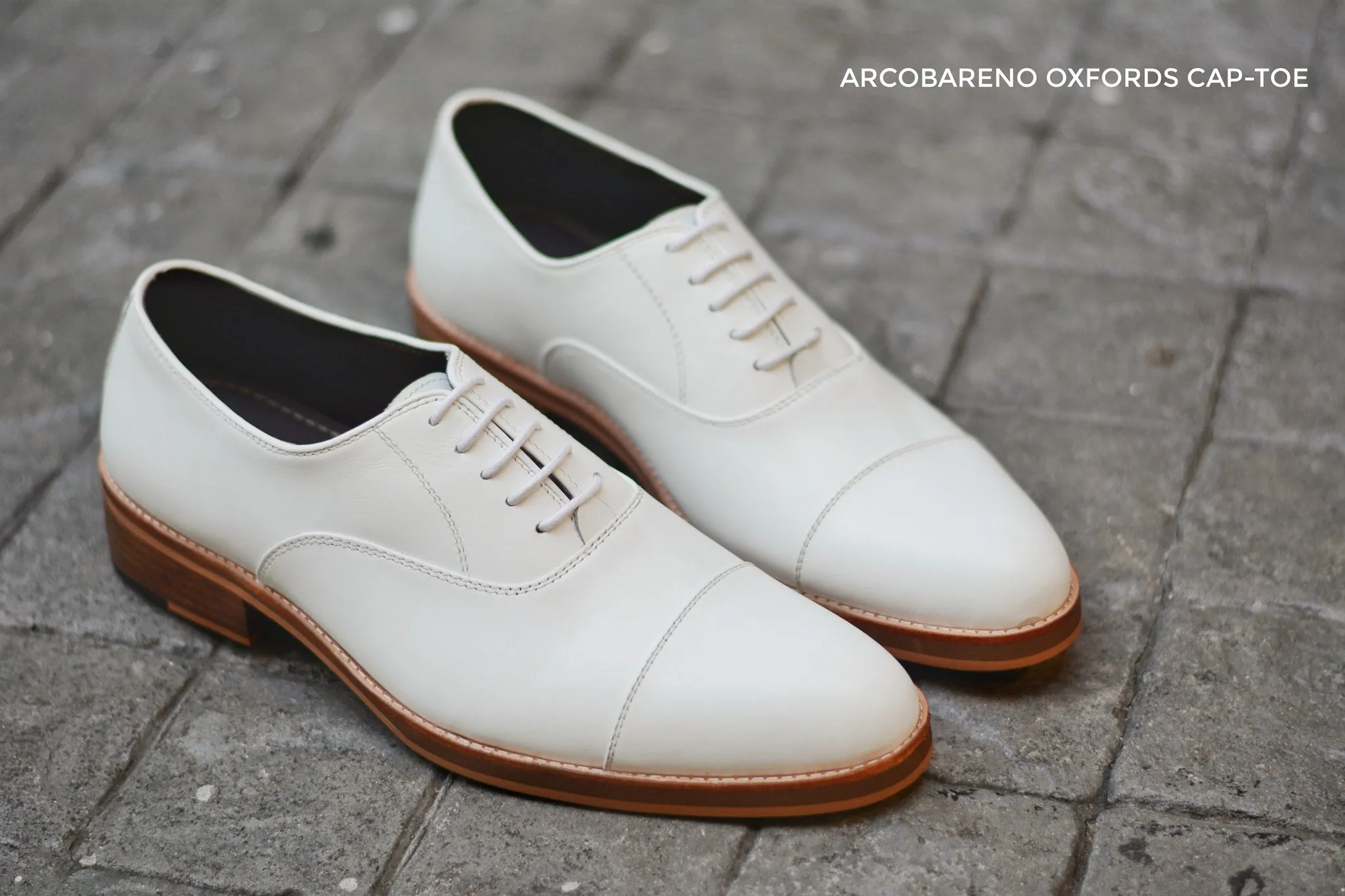 502-1 Oxford White with Wooden Soles - Shop Now