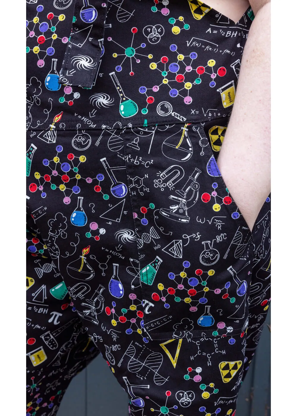 70's Black Dungarees - Run & Fly School of Science