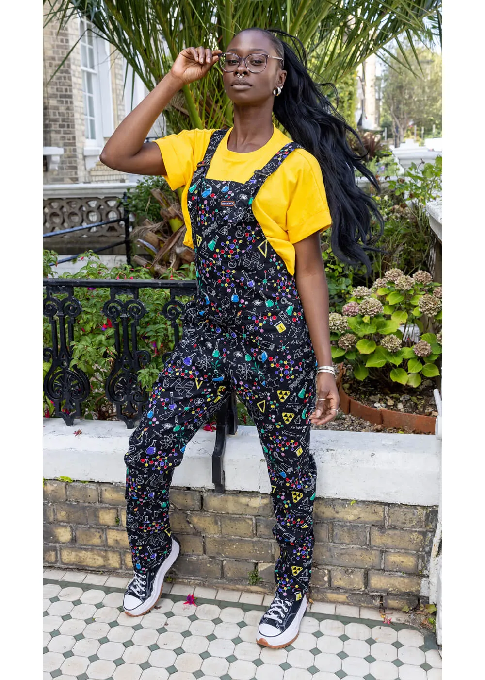 70's Black Dungarees - Run & Fly School of Science