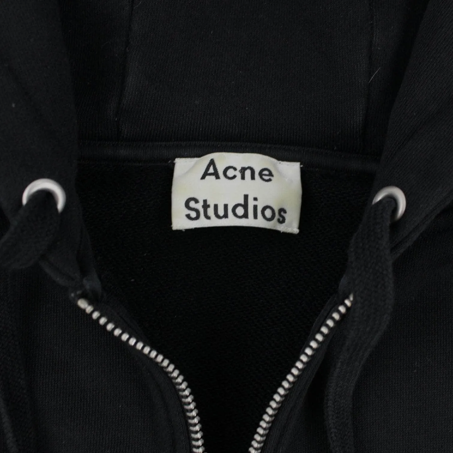 Acne Studios Black Zip Up Hoodie