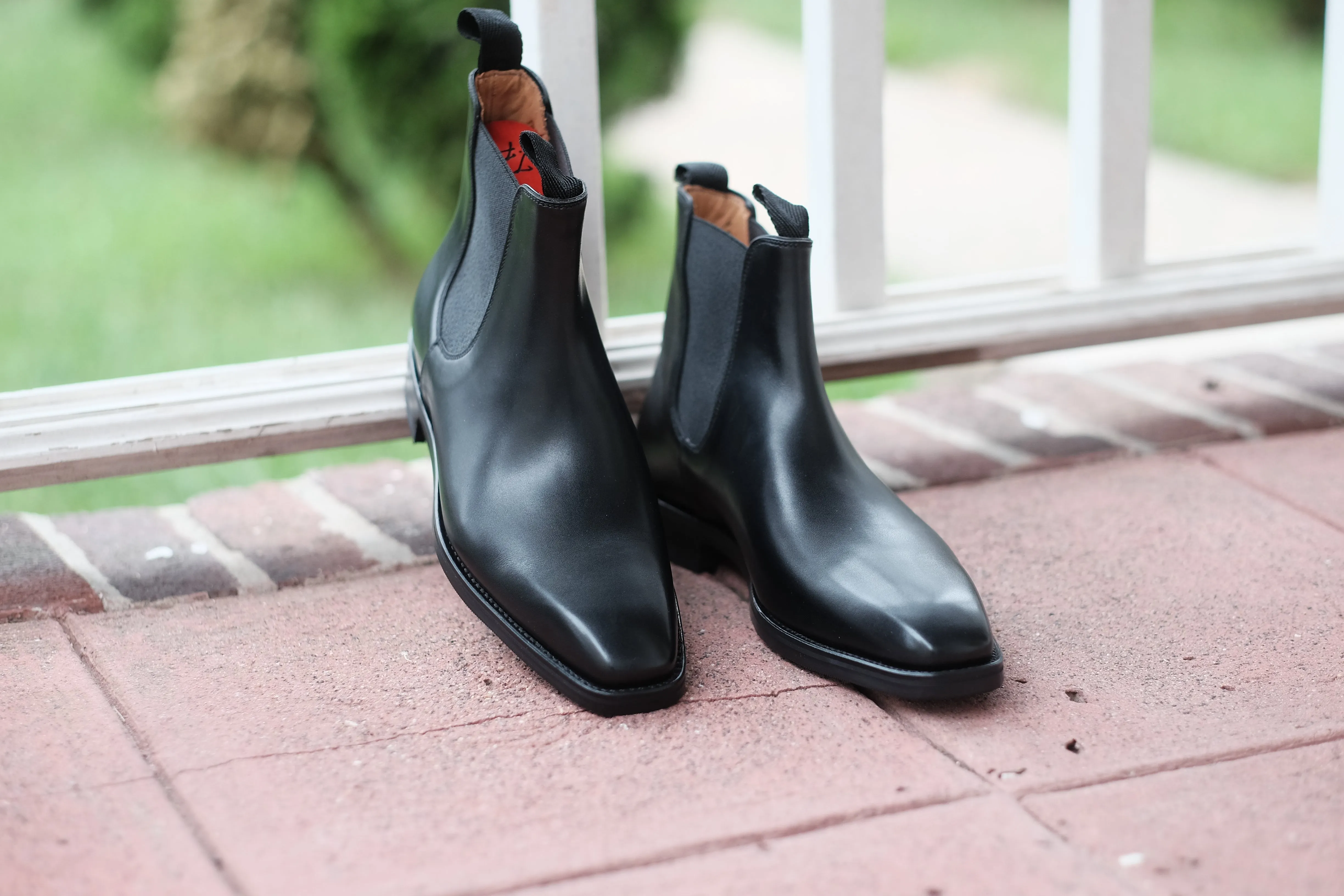 Alder - Black Calf: High-quality black calf leather shoes for men.