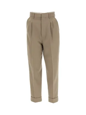 AMI Pleated High Waist Pants - Stylish and Flattering Trousers