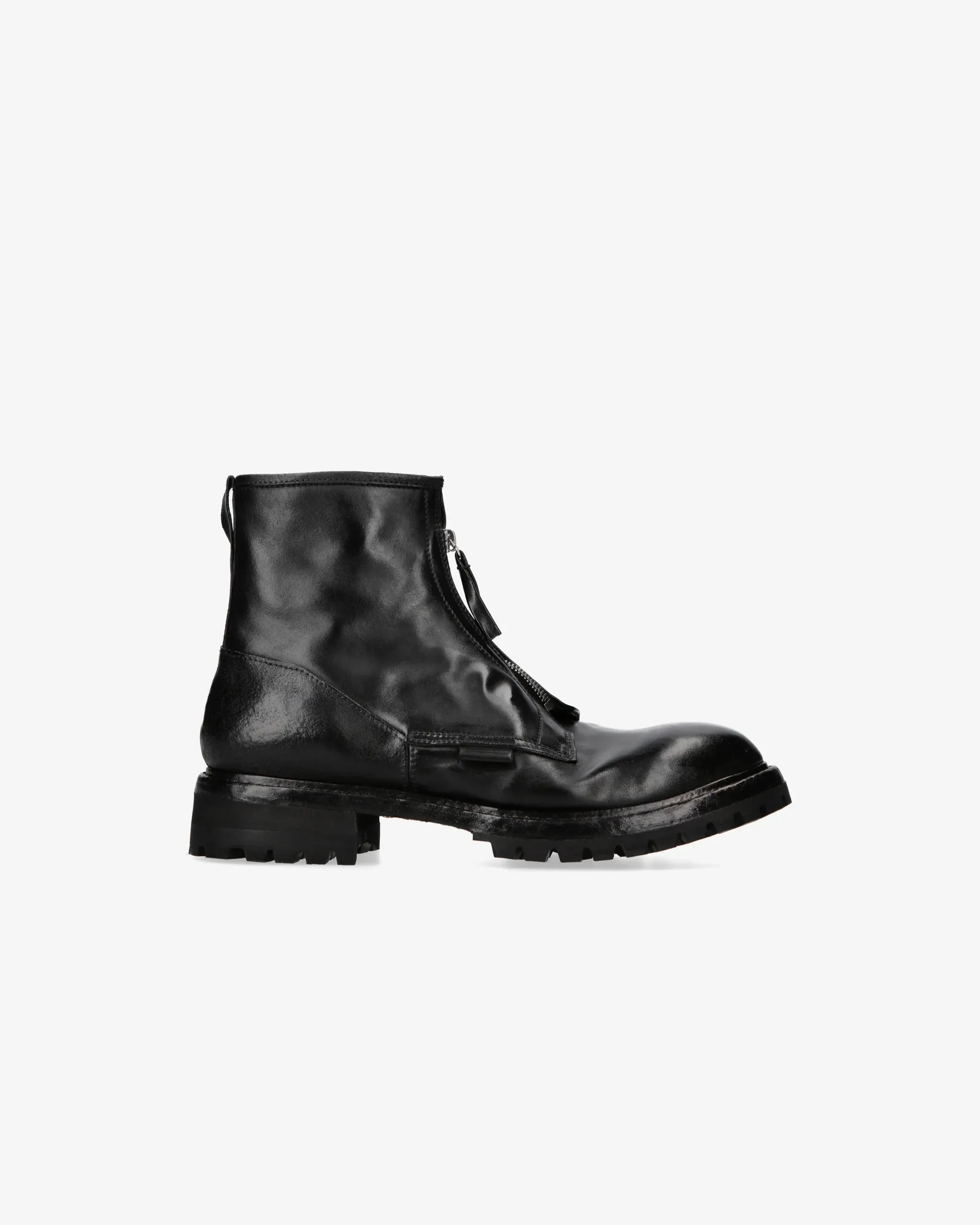 Ankle boots in black cordovan 32138A