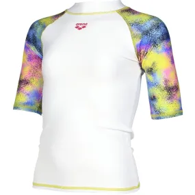 Arena - Allover Rashguard Girls white multicolor