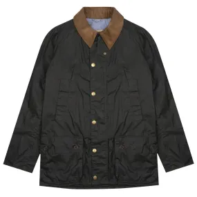 Barbour Hopsack Wax Jacket Forest