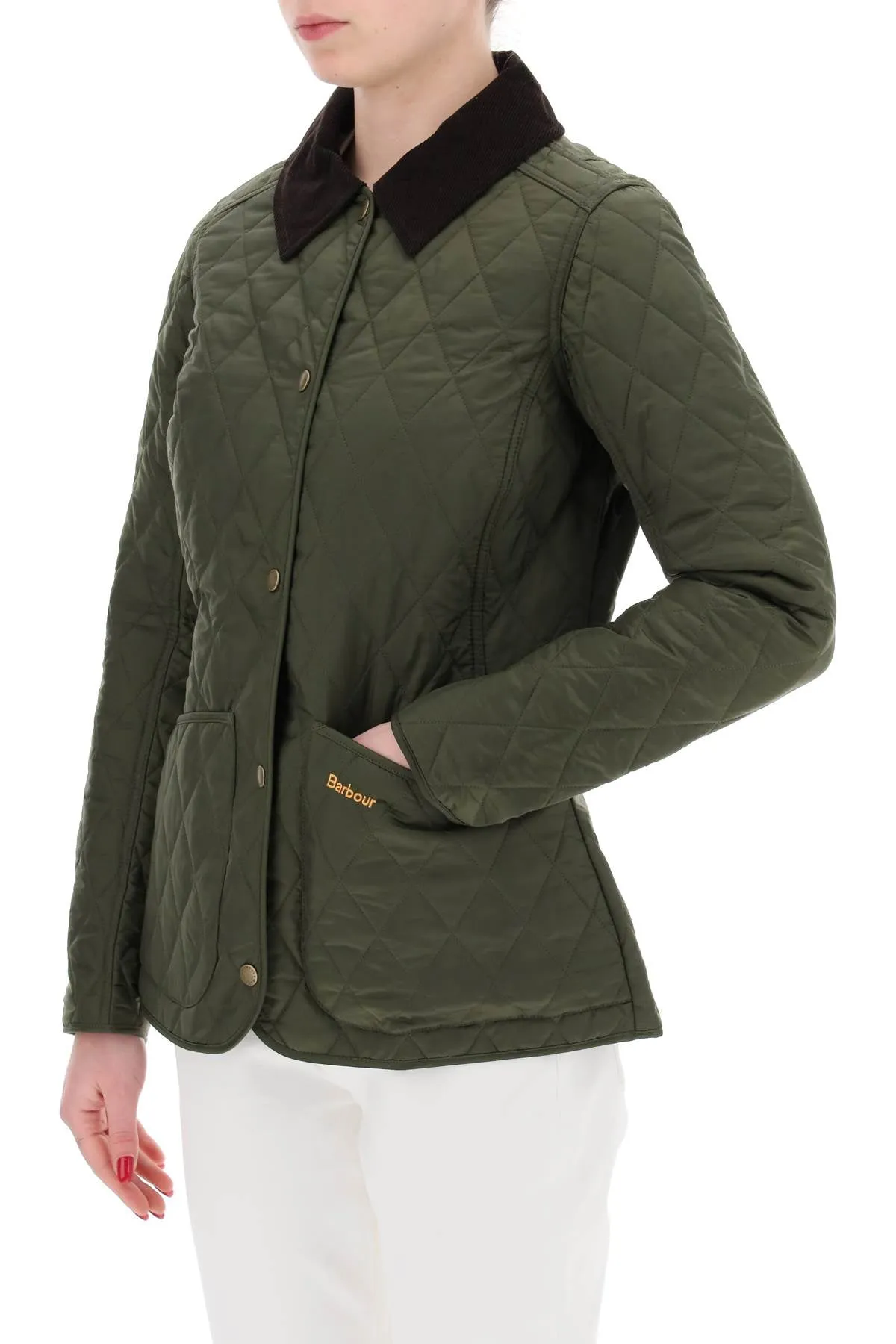 Barbour Quilted Annand   Khaki