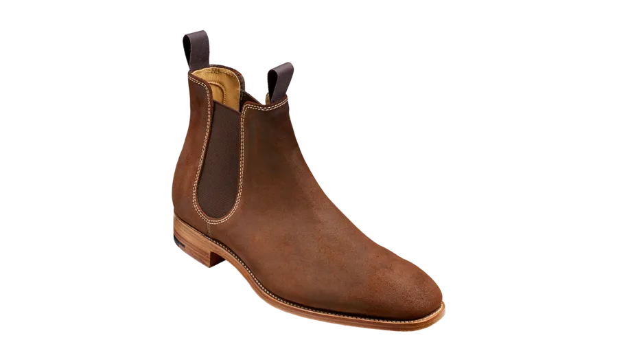 Barker Mansfield Chelsea Boots - Brown Suede