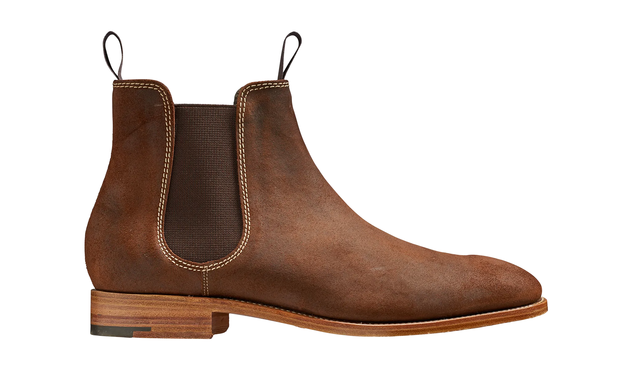 Barker Mansfield Chelsea Boots - Brown Suede