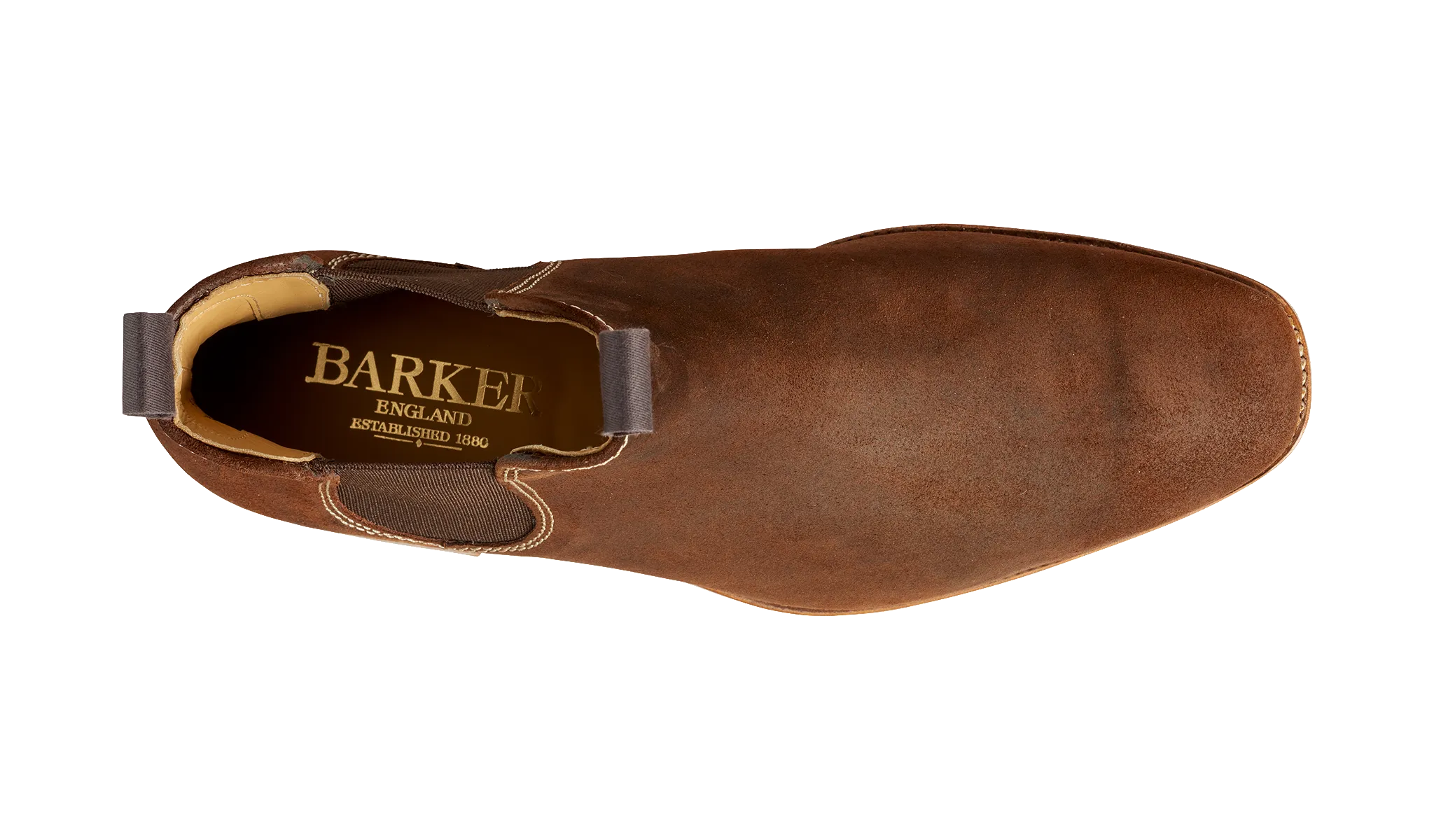 Barker Mansfield Chelsea Boots - Brown Suede