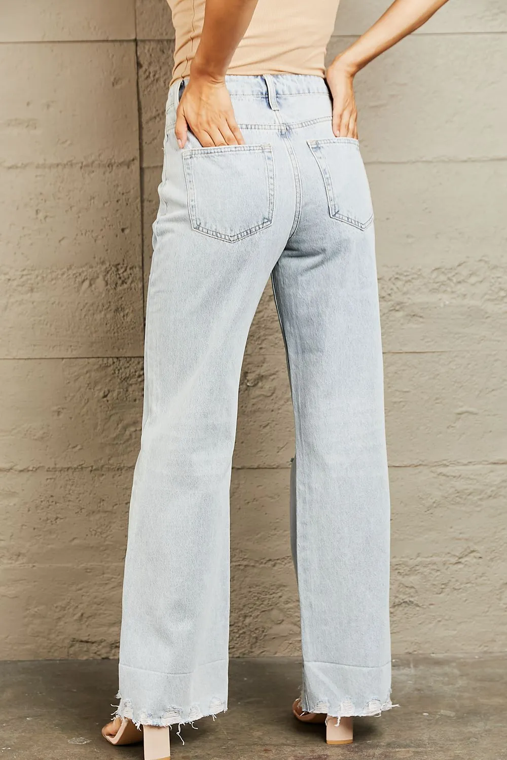 BAYEAS Flare Jeans with High Waist