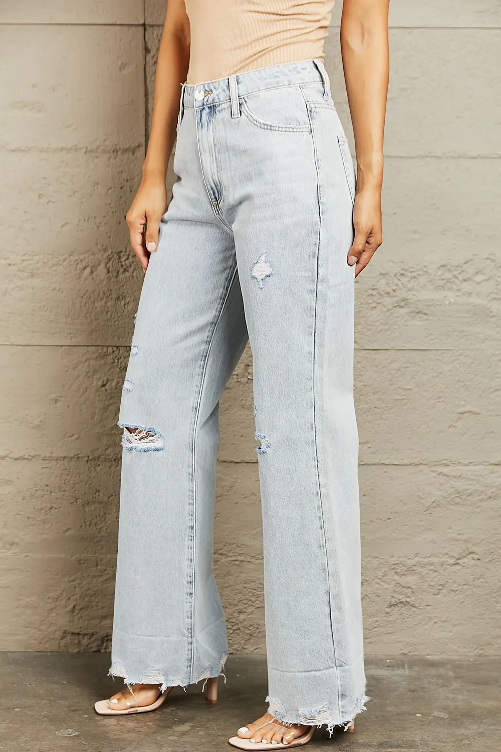 BAYEAS Flare Jeans with High Waist