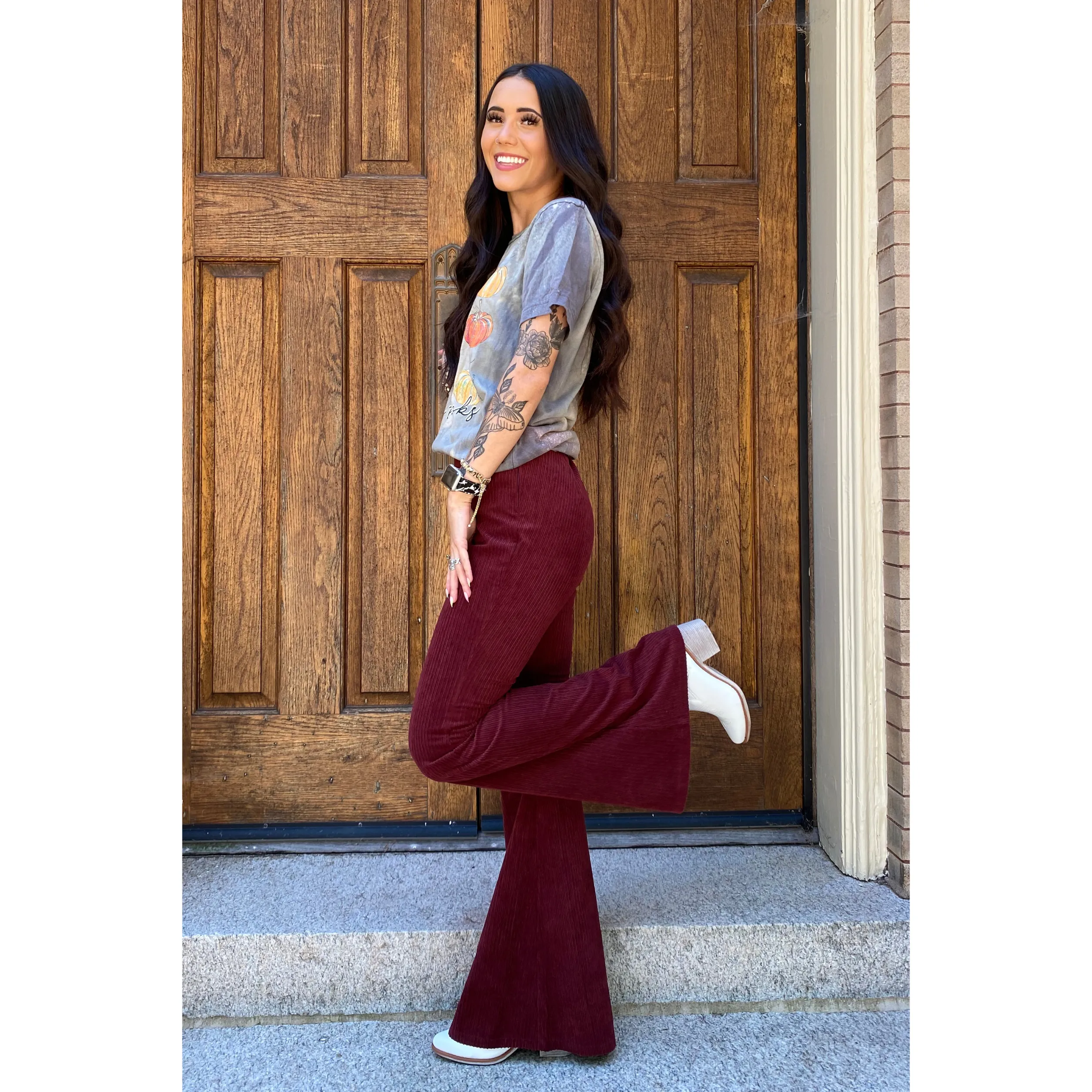 Beauty In Bells Corduroy Pants *Final Sale*