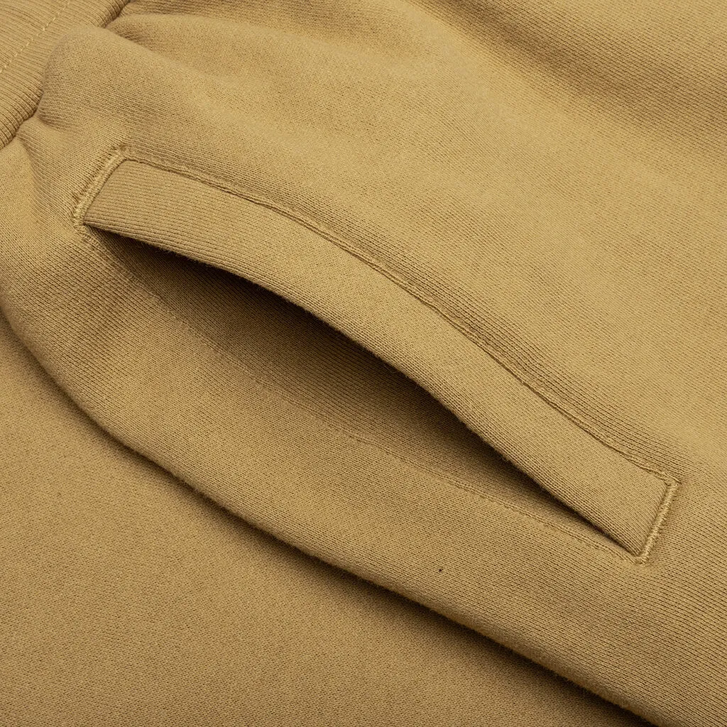 Beige Sweatpants with Bold Design