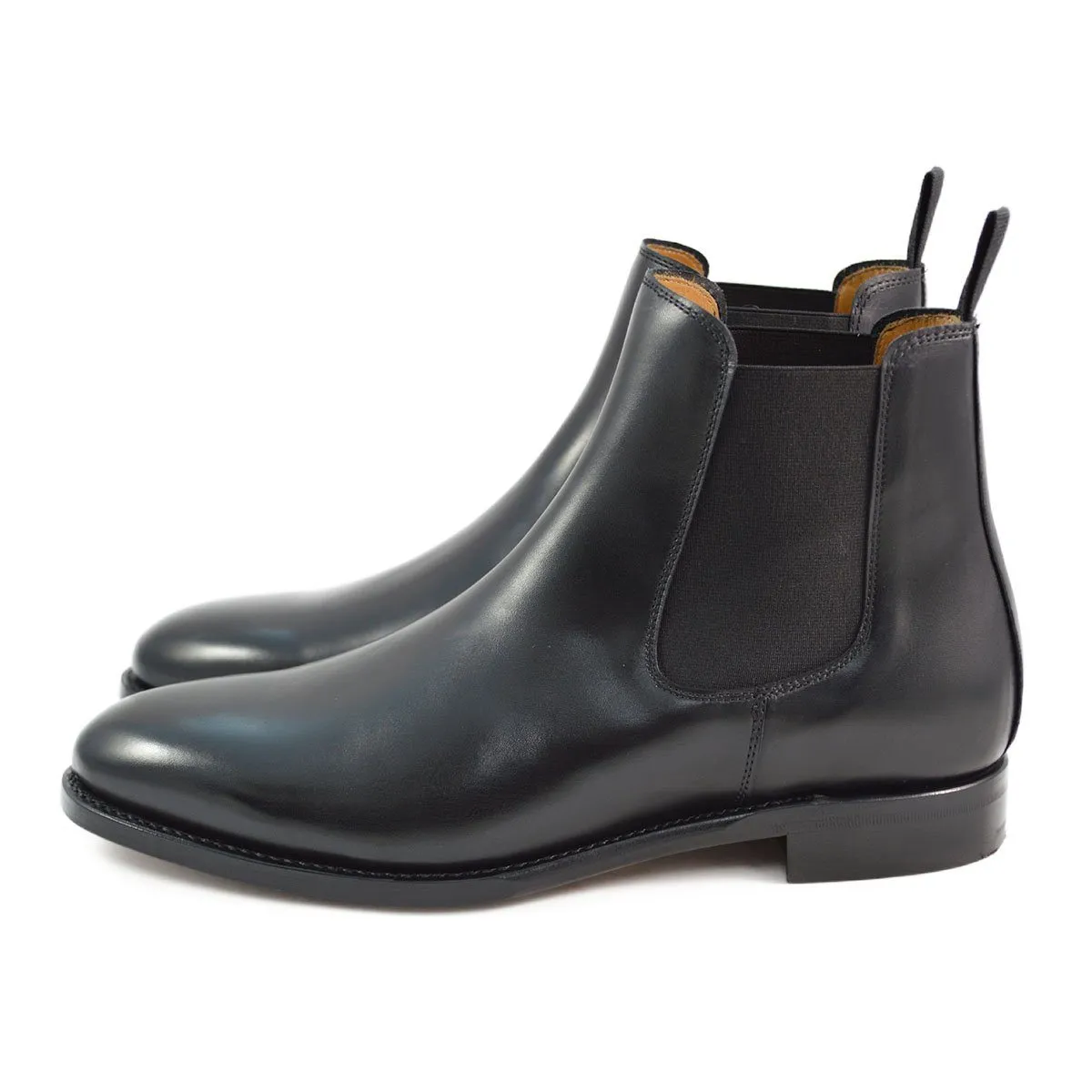 Berwick 1707 Chelsea Boot, Black Calf