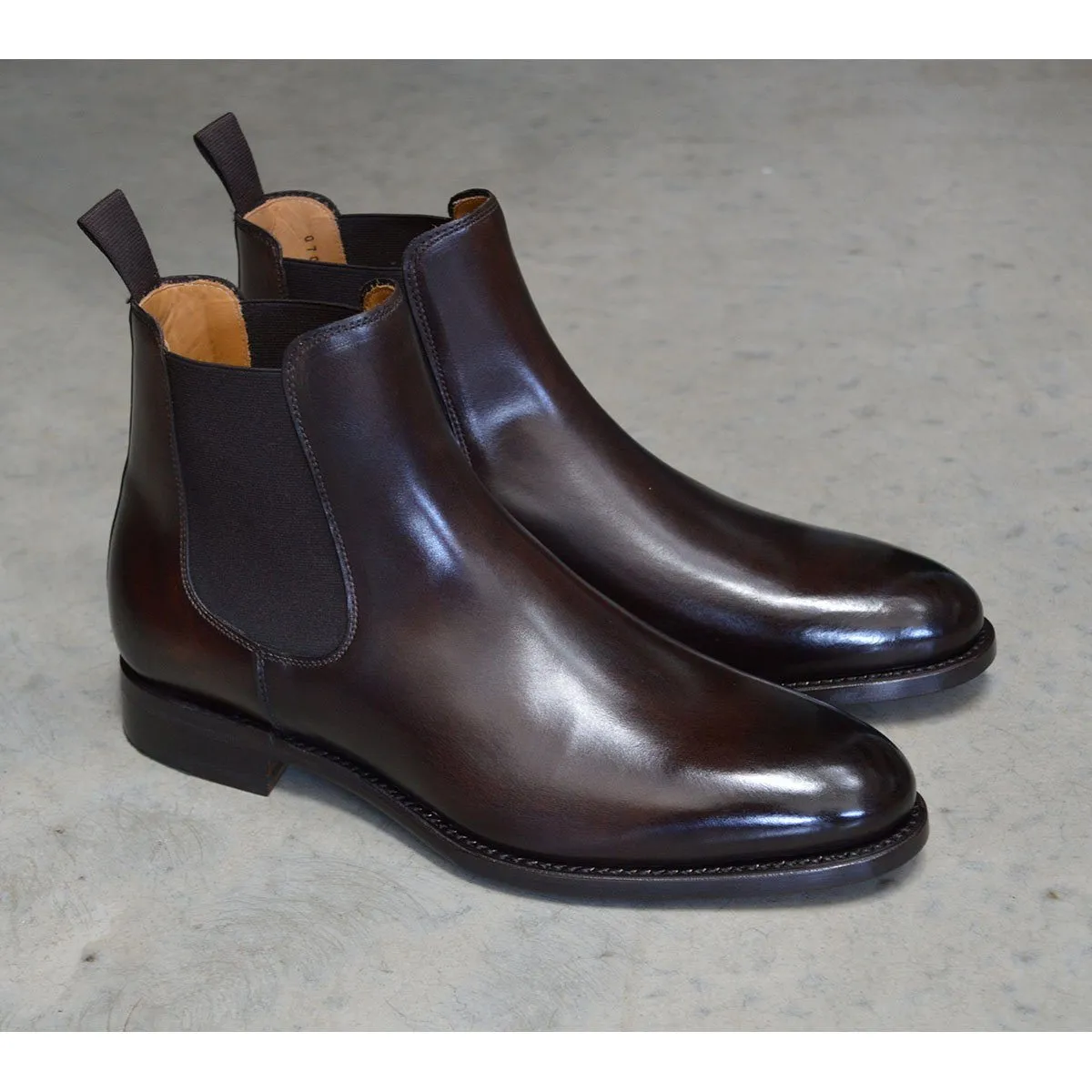 Berwick 1707 Chelsea Boot - Dark Brown Calf