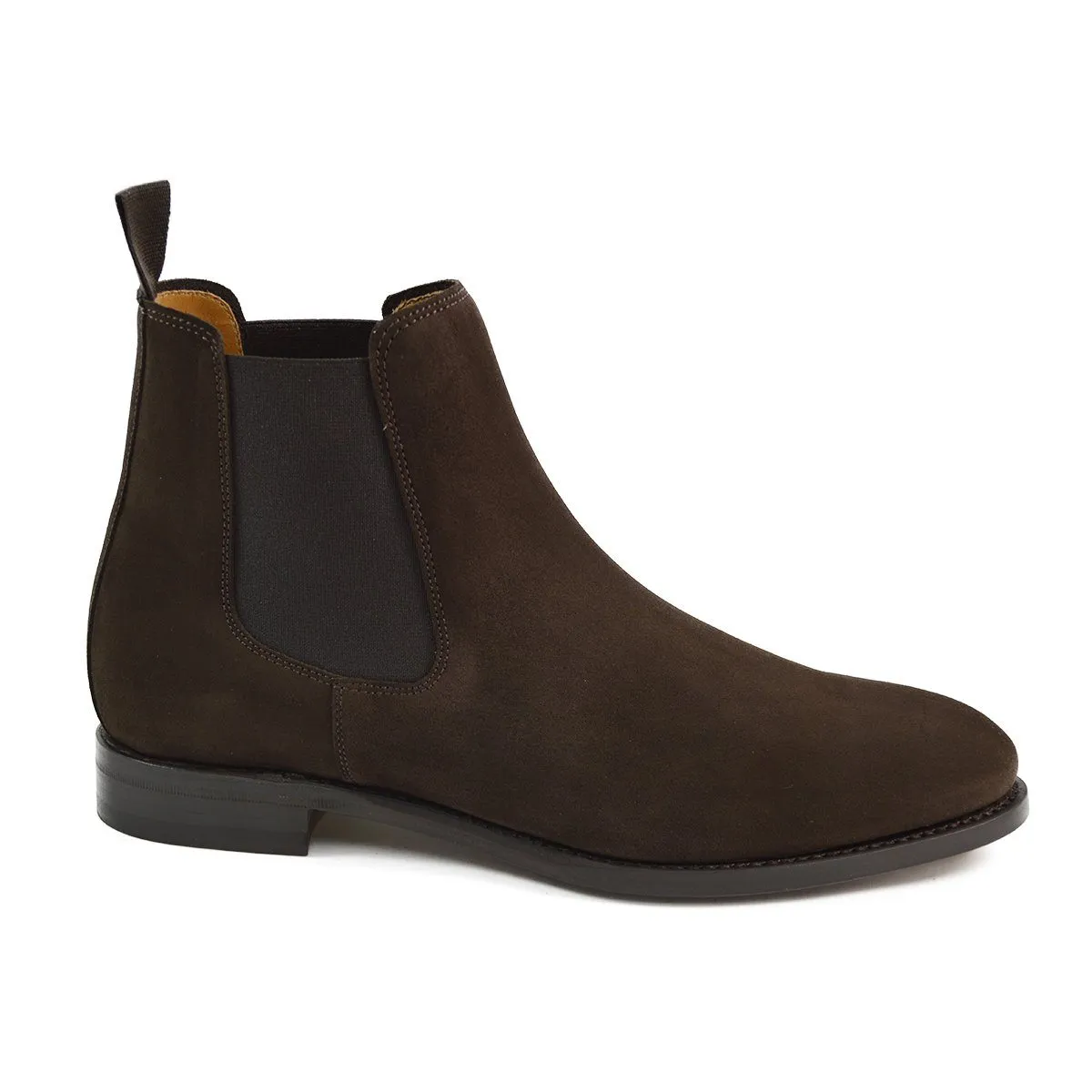 Berwick 1707 Chelsea Boot - Dark Brown Suede