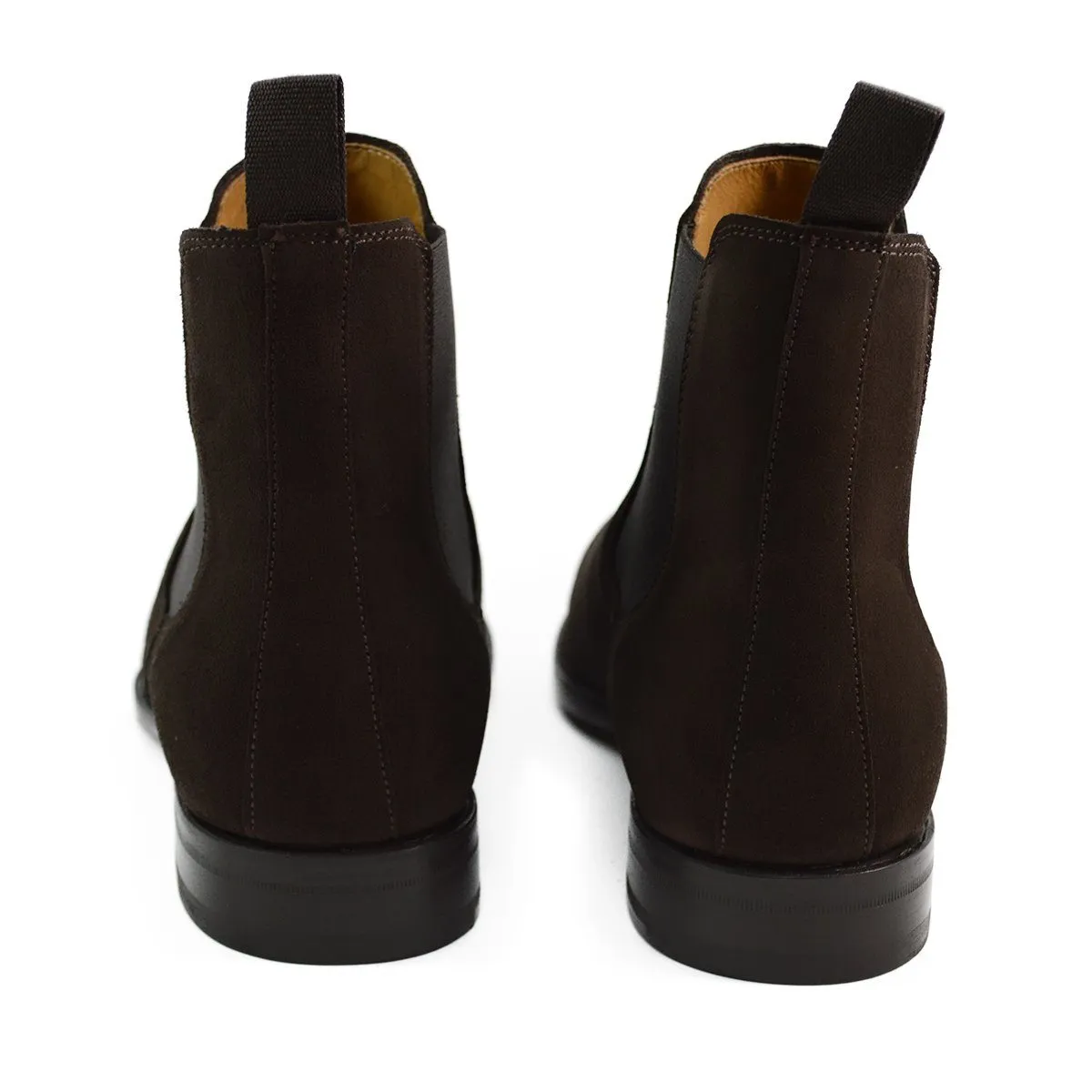 Berwick 1707 Chelsea Boot - Dark Brown Suede