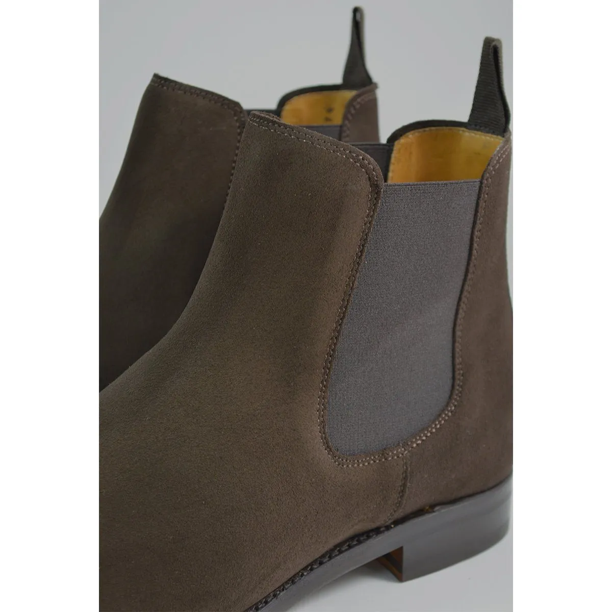 Berwick 1707 Chelsea Boot - Dark Brown Suede