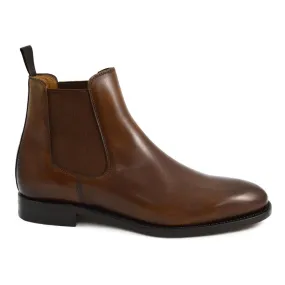 Berwick 1707 Tan Calf Chelsea Boot