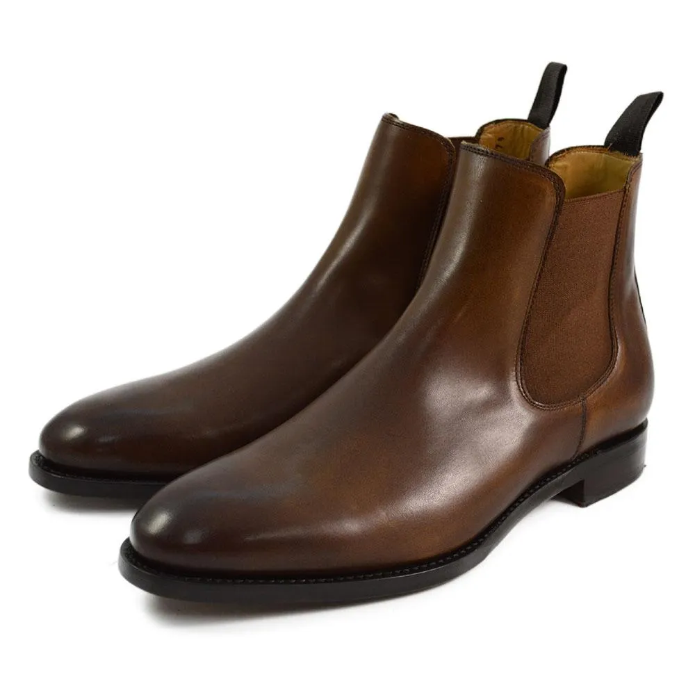 Berwick 1707 Tan Calf Chelsea Boot