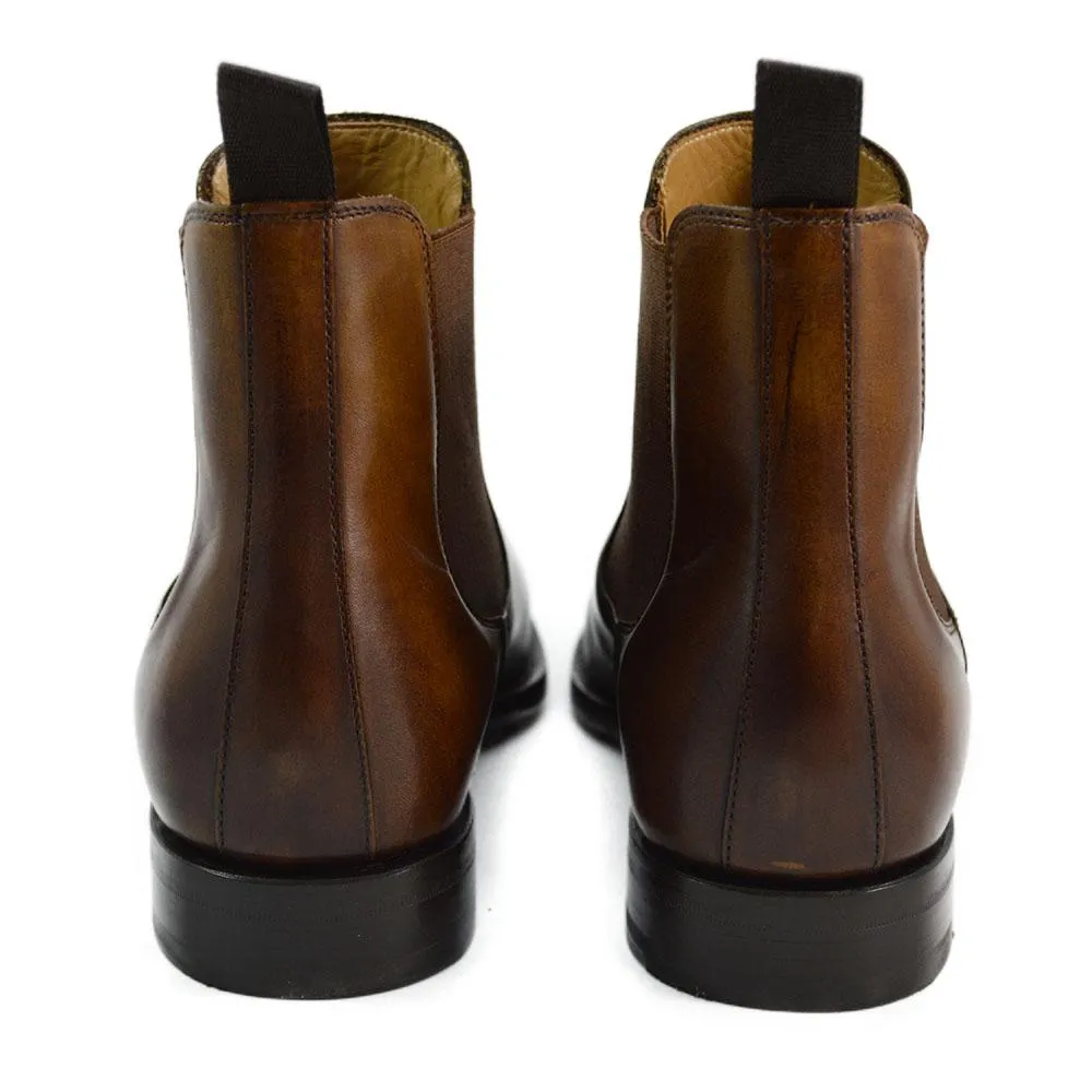 Berwick 1707 Tan Calf Chelsea Boot