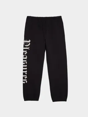 Black Burnout Sweatpants