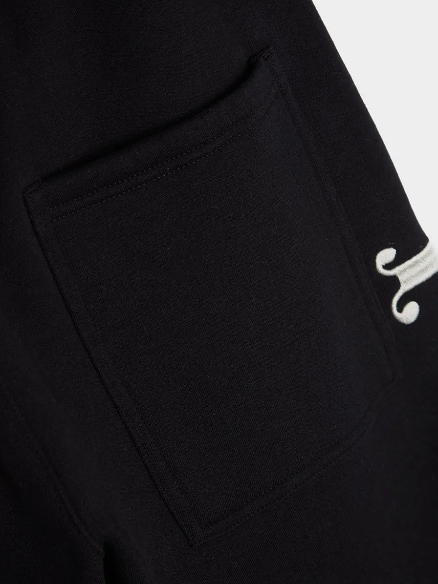 Black Burnout Sweatpants