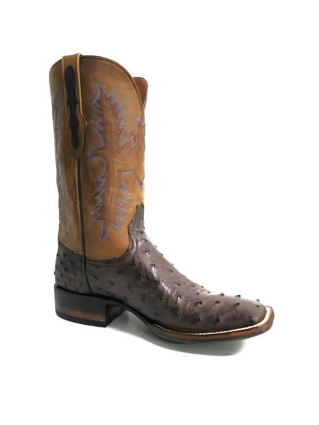 Black Jack Ostrich Cowboy Boots