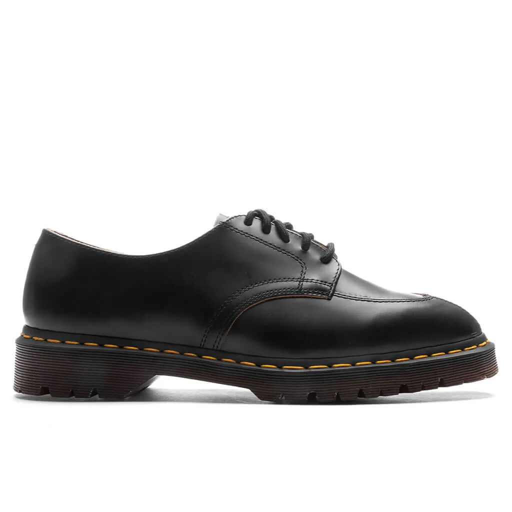 Black Leather Oxford Shoes - 2046 Vintage Smooth