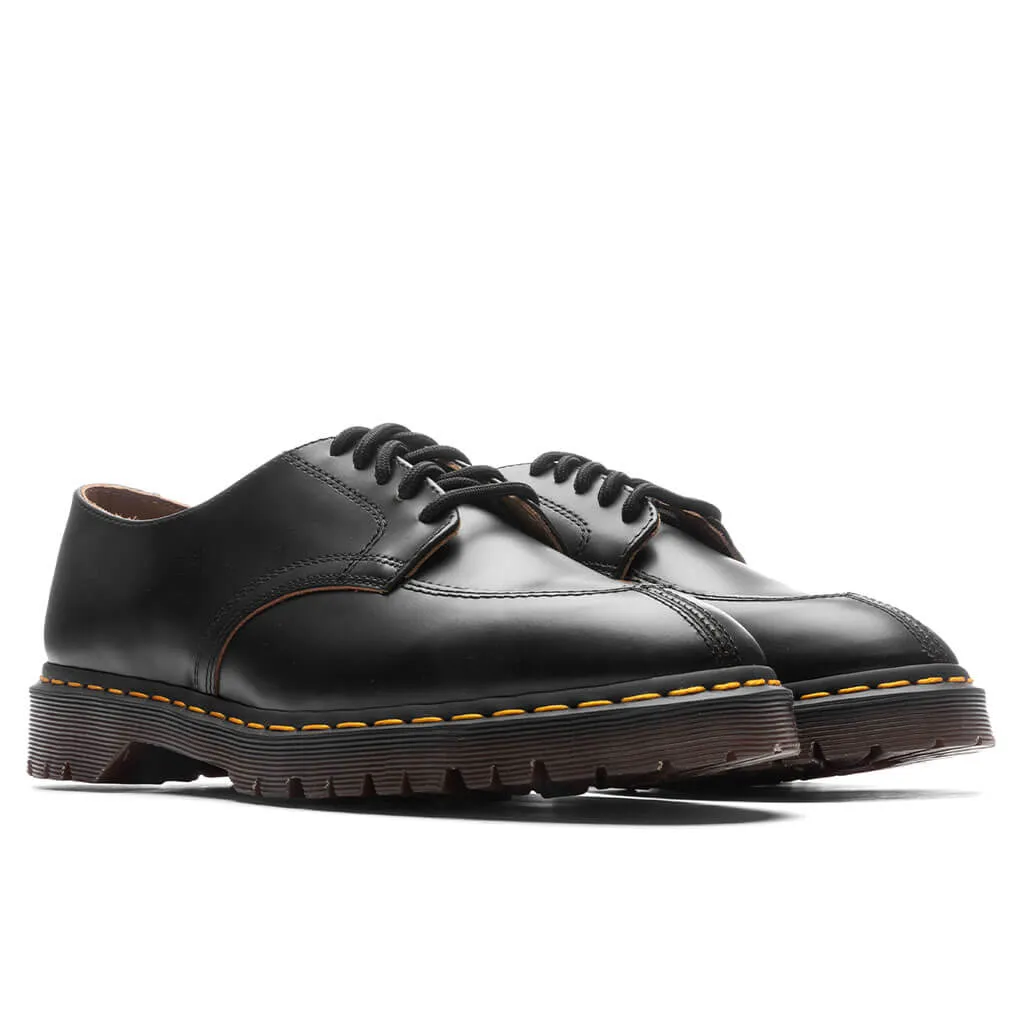 Black Leather Oxford Shoes - 2046 Vintage Smooth