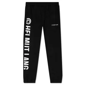 Black Seam Sweatpants