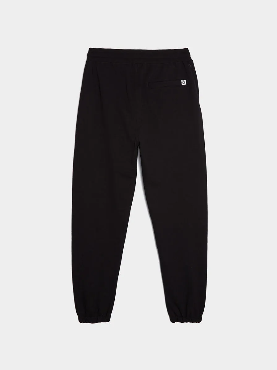 Black Sweatpants with Affirmation Design