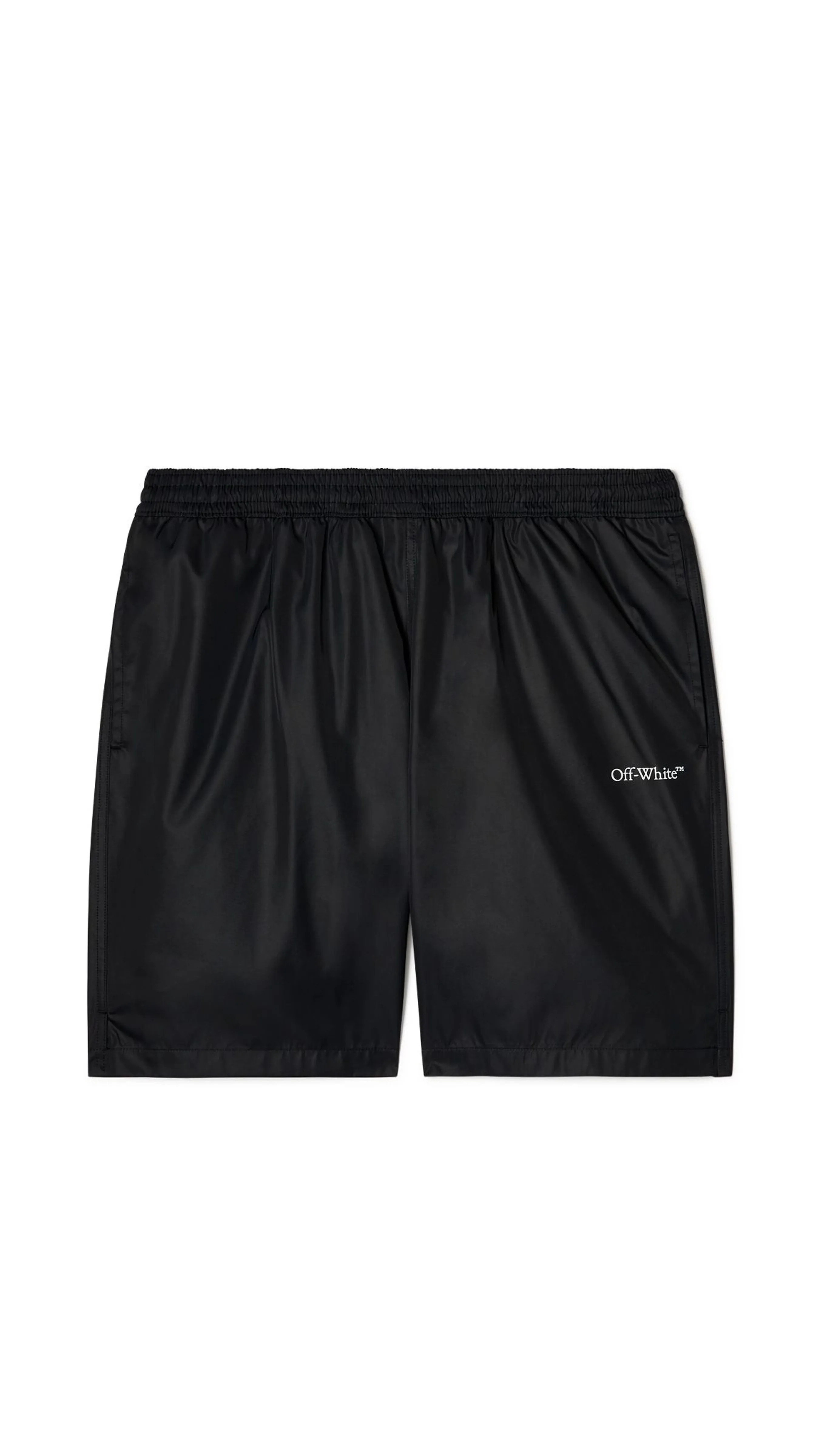 Black Swim Shorts - Polyester - Black