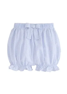 Blue Gingham Bow Bloomer