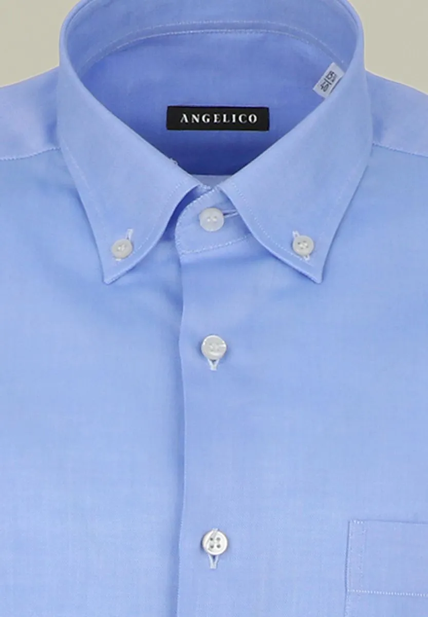 Blue Oxford BD Shirt with Pocket