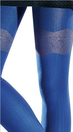 Blue Pantyhose - 40 den - Tights: blue tights 40 den