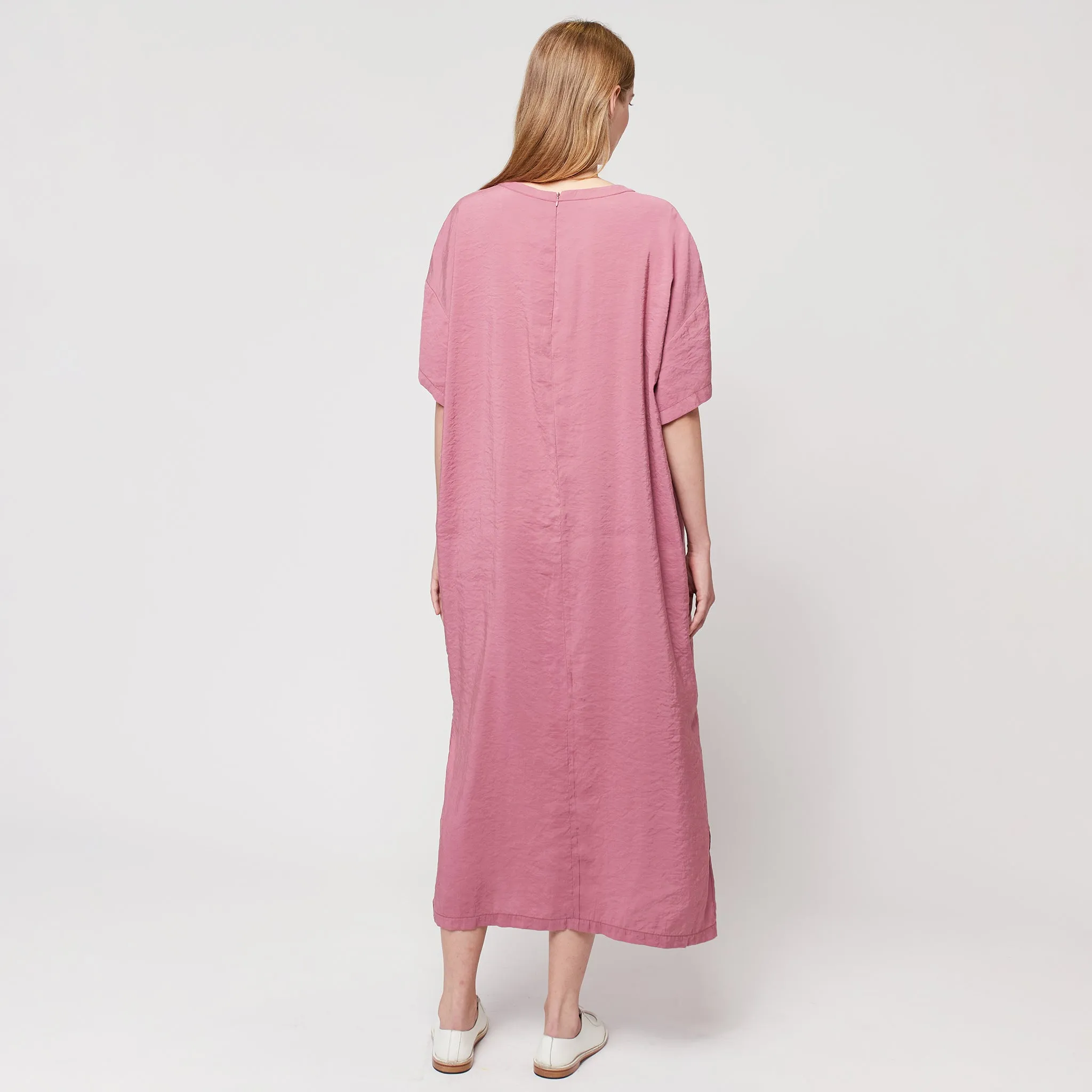 Bobo Choses Woman Long T-shirt Dress Coral Pink Mauve