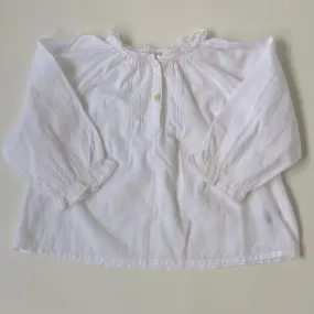 Bonpoint White Lace Trim Blouse: 18 Months - Shop Now