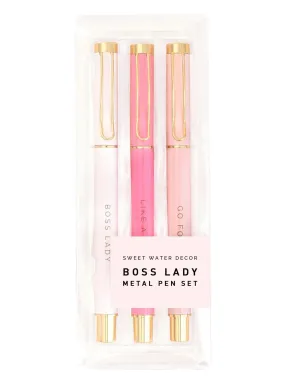 Boss Lady Metal Pen Set