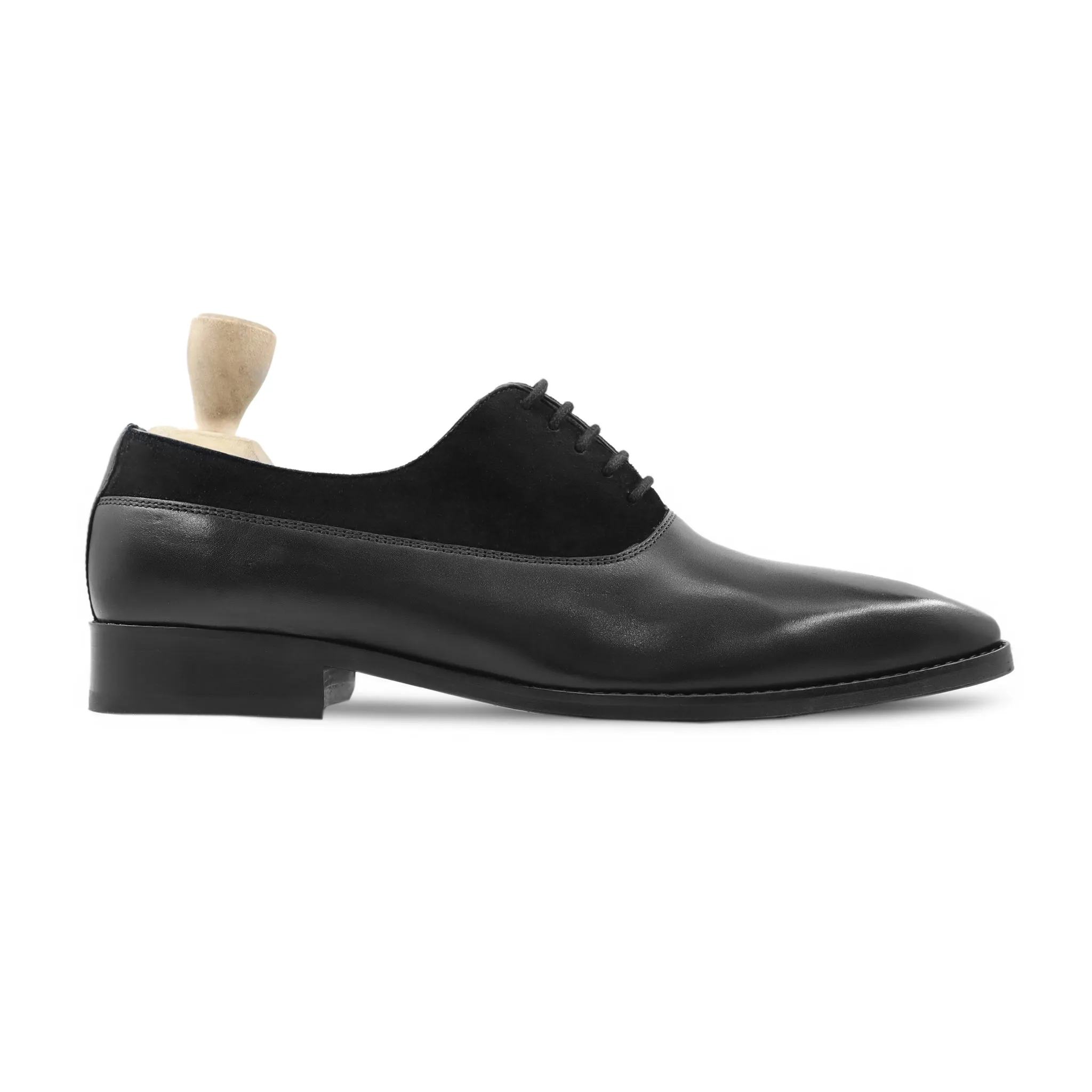 BRYANSK Oxford - Fusion Black Calf and Kid Suede