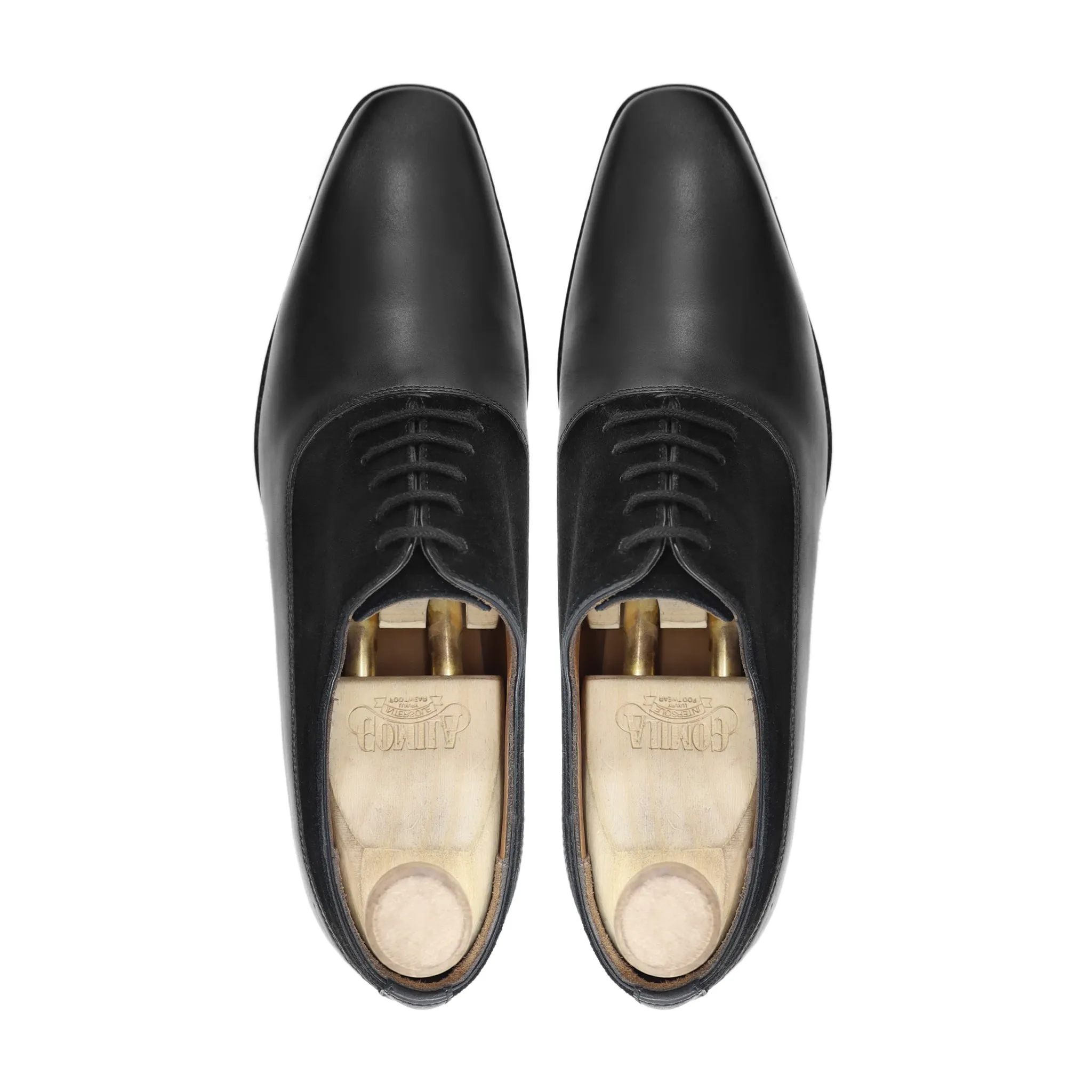 BRYANSK Oxford - Fusion Black Calf and Kid Suede