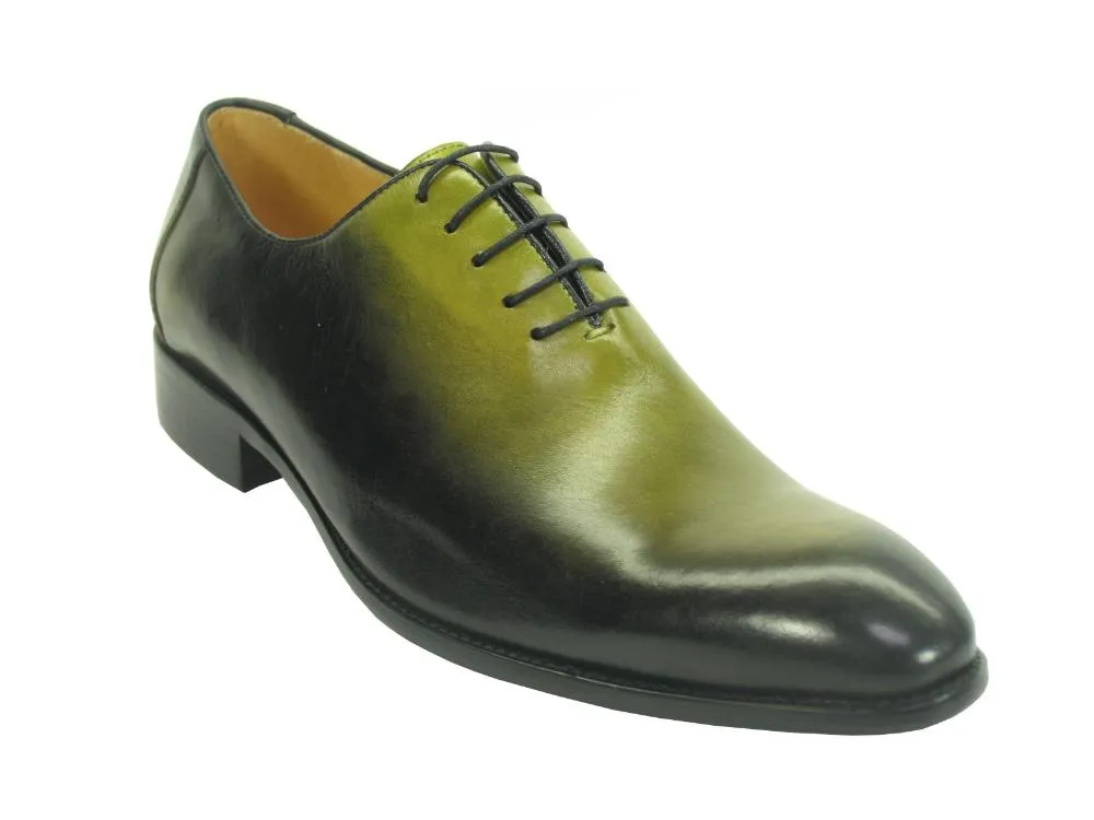 burnished two tone wholecut oxford