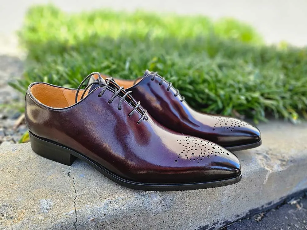 Burnished Wholecut Calf Oxford Shoe