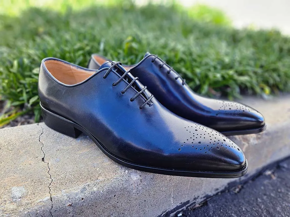 Burnished Wholecut Calf Oxford Shoe