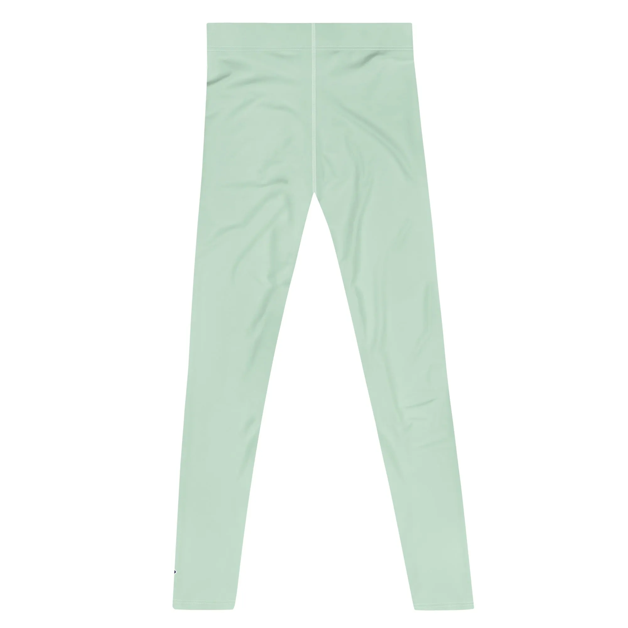 Casual Cool: Solid Color Athletic Leggings for Him - Surf Crest