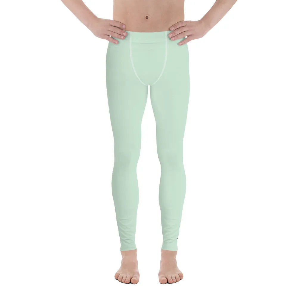 Casual Cool: Solid Color Athletic Leggings for Him - Surf Crest